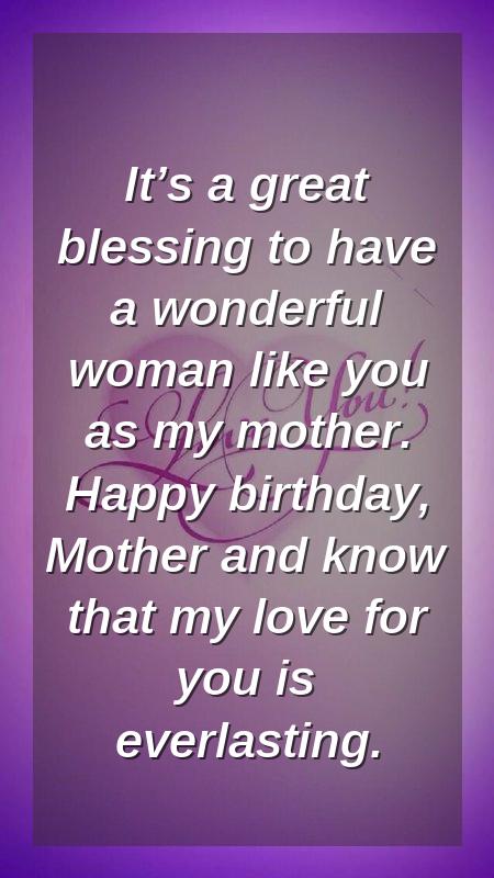 deep birthday wishes for mom from daughter